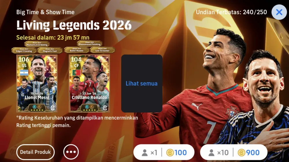 Starter Big Time C.Ronaldo/Messi