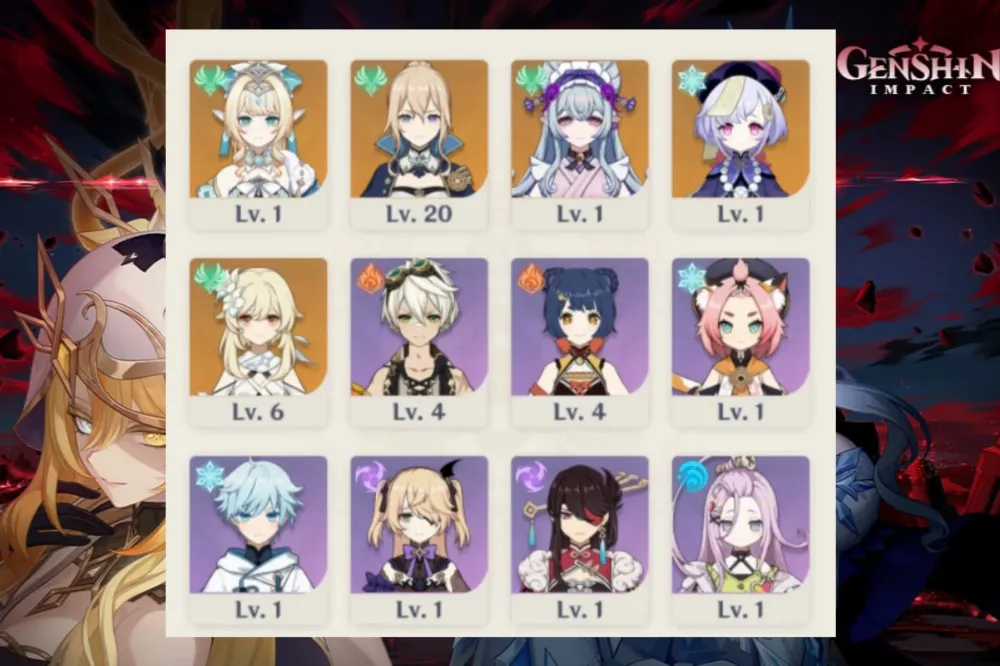 Starter AR10 Vesna + Mizuki + Jean + Qiqi/Keqing