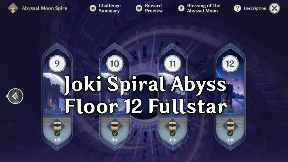 Joki Spiral Abyss Lantai 12 Fullstar (GARANSI UANG KEMBALI)