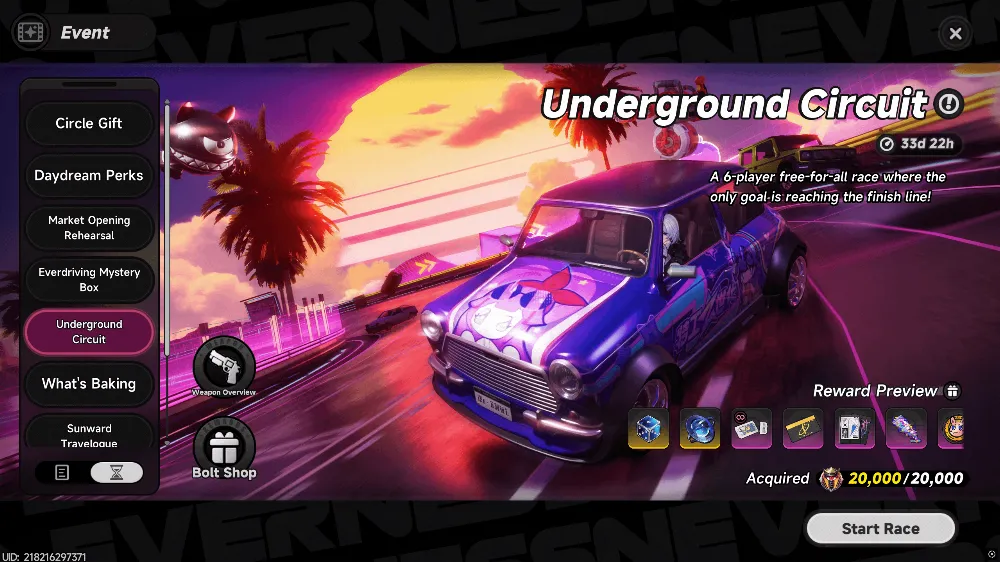 UNDERGROUND CIRCUIT POINT