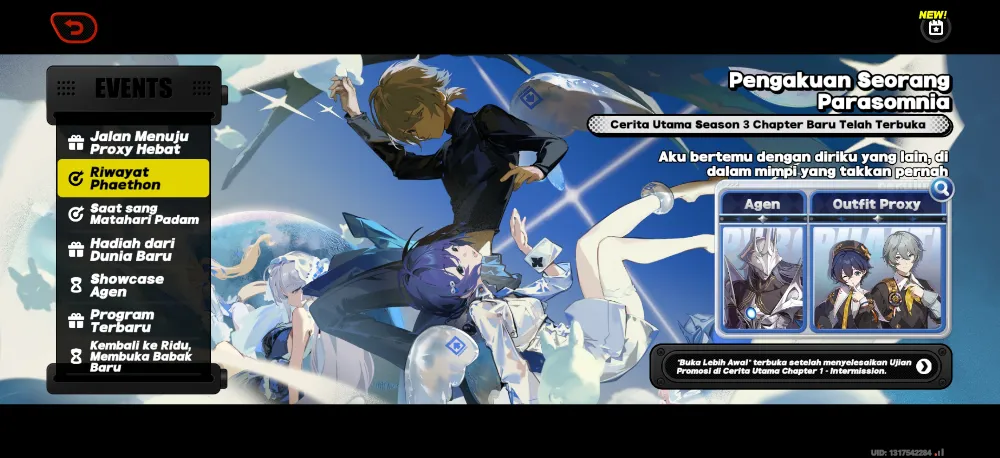 REROLL UNLOCK PHAETHON STORY
