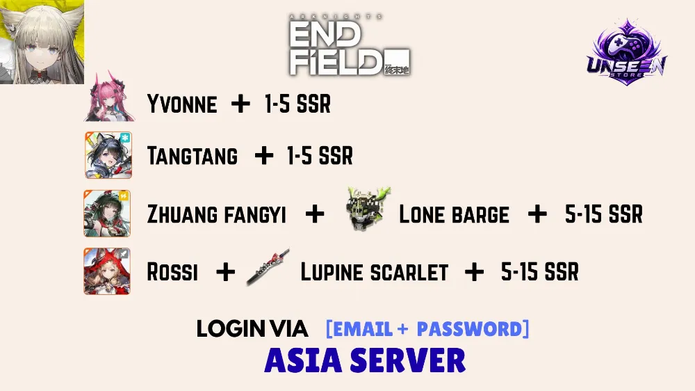 Akun Limited Arknight Endfield