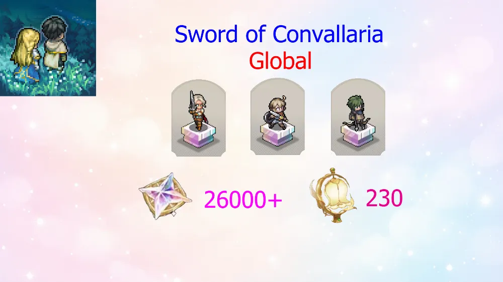 Reroll Account Sword of Convallaria [Global]