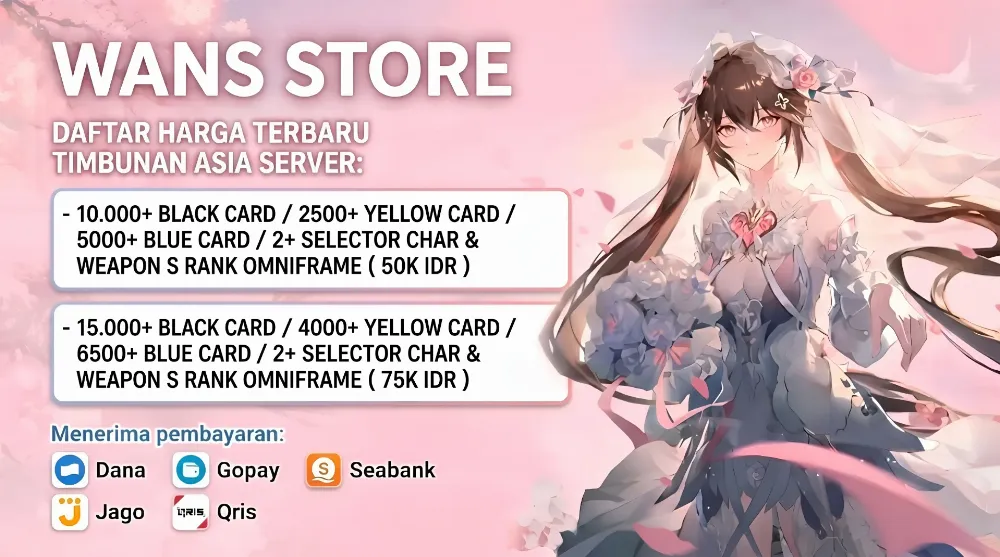 [GLOBAL-ASIA] PRE-ORDER REROLL ACCOUNT TIMBUNAN 10-15K BLACK CARD
