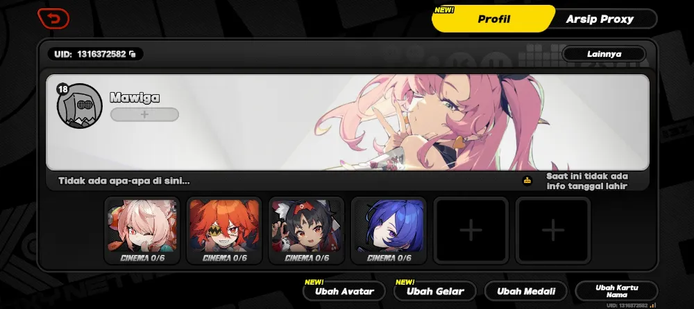 Starter Promeia + Zhao lvl 18