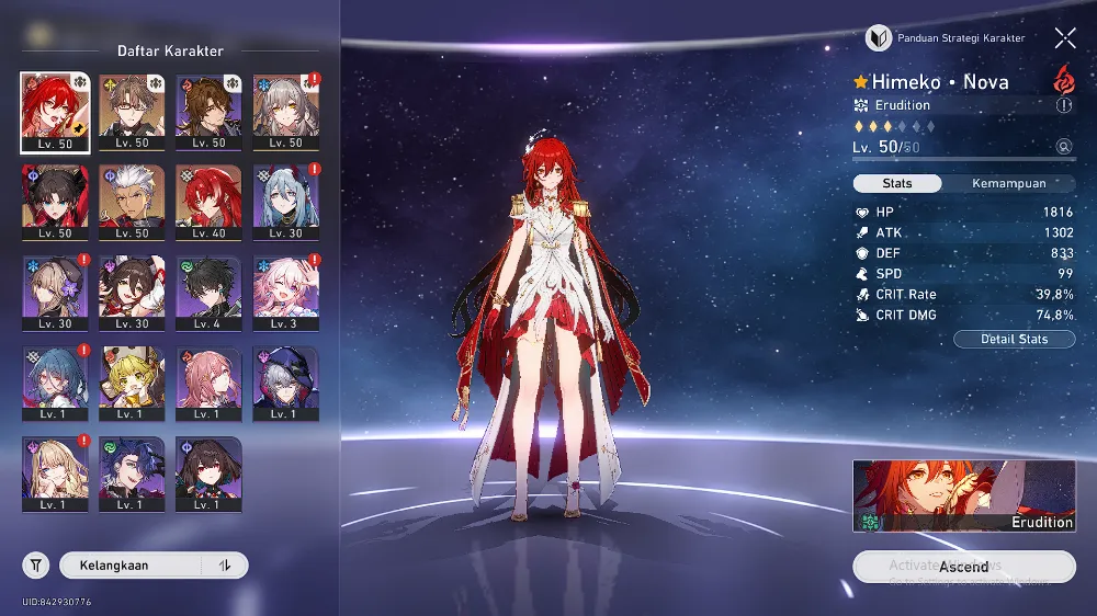 Semi starter Himeko Nova Sign + Rin + Archer