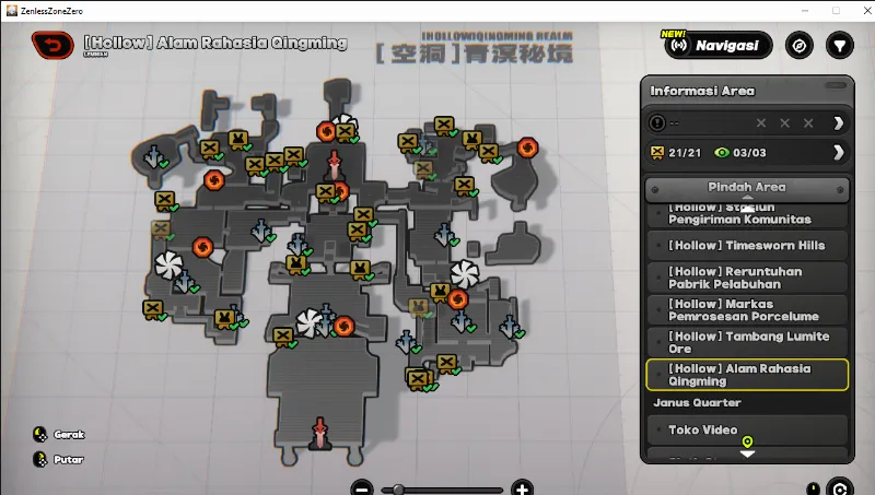 Joki eksplore map S2 | Zenless zone zero