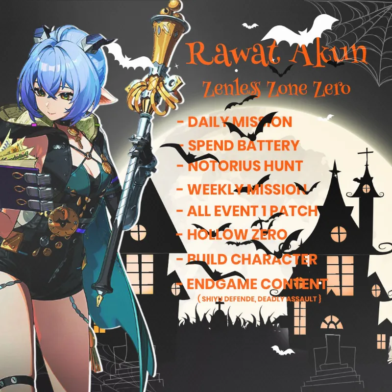 Joki Rawat akun 30 hari Zenless Zone Zero | AOD Boosting