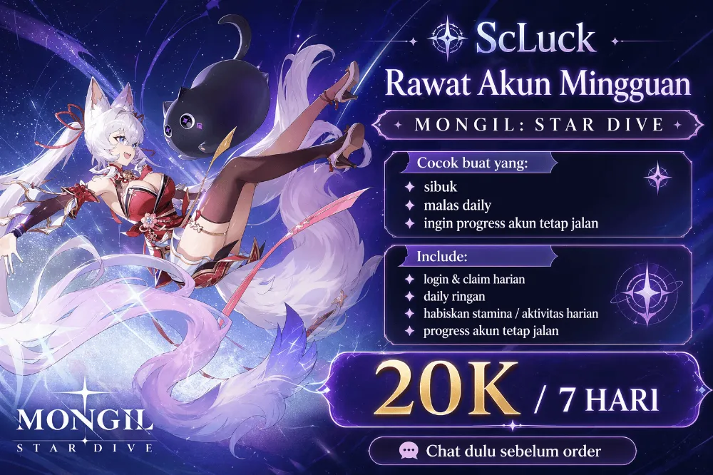 Rawat Akun Mingguan MONGIL: STAR DIVE