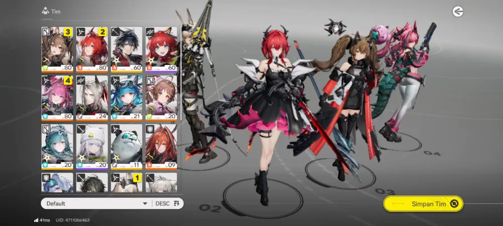 Asia|Lvl51 - 3 Limited + 2 Signature [Levatain + Gilberta + Yvonne]
