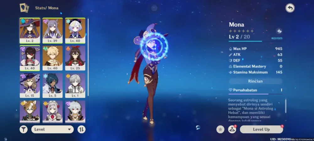 Starter Ar22 Qiqi, Mona, Keqing, Primodial  Winged Spear