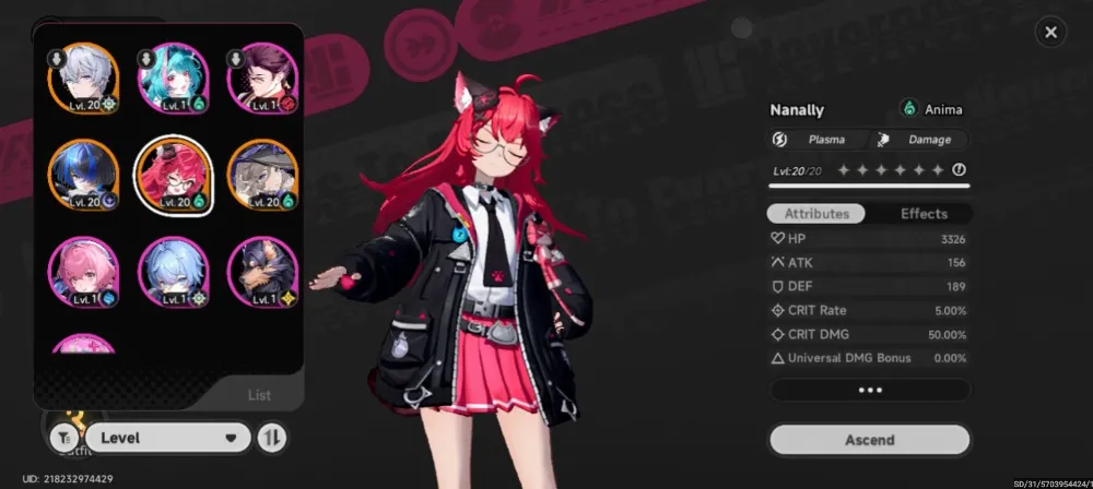 Starter Lvl 3 SEA | Nanally, Jiuyan, Daffodil select 2 on