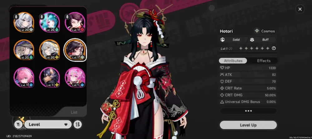 Starter Lvl 3 SEA | Hotori, Hathor, Jiuyan, Fadia Select 2 on