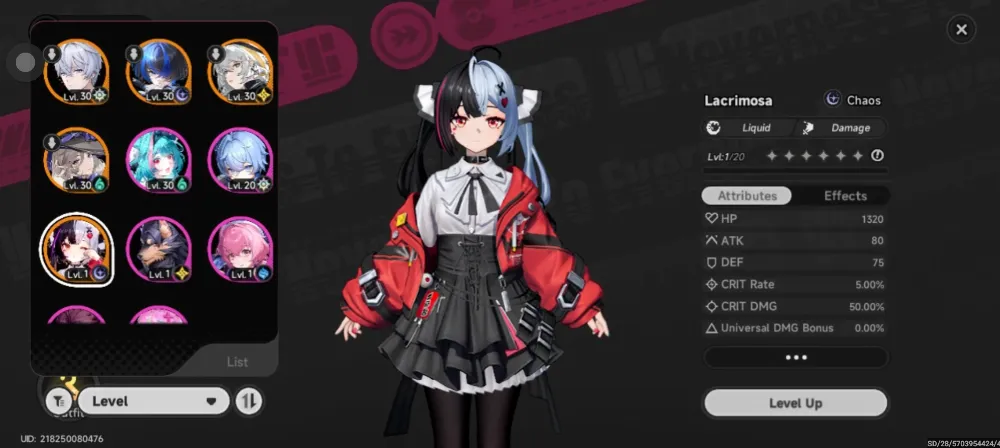 Starter SEA | Lacrimosa, Jiuyan, Hathor, Daffodil Select 2 on