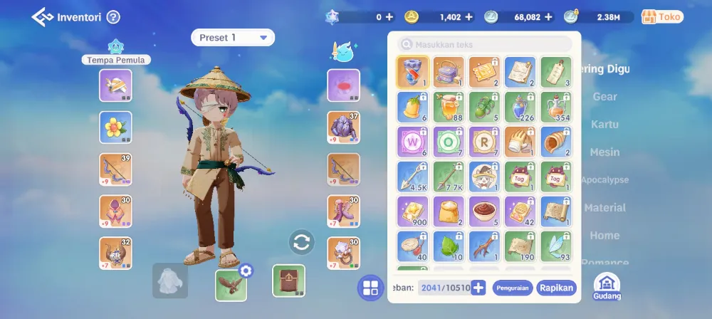 Level 71 Polosan server : Dusk  Archer