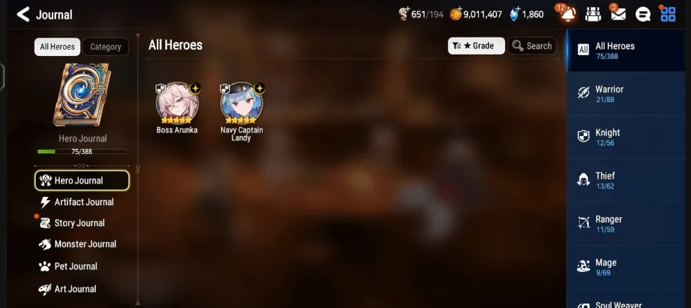 Global unverif | Starter Boss Arunka + Navy Captain landy