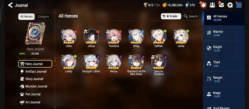 Global unverif | Starter Dark Diene + S.Tenebria + designer lilibet + Renoa collab czn