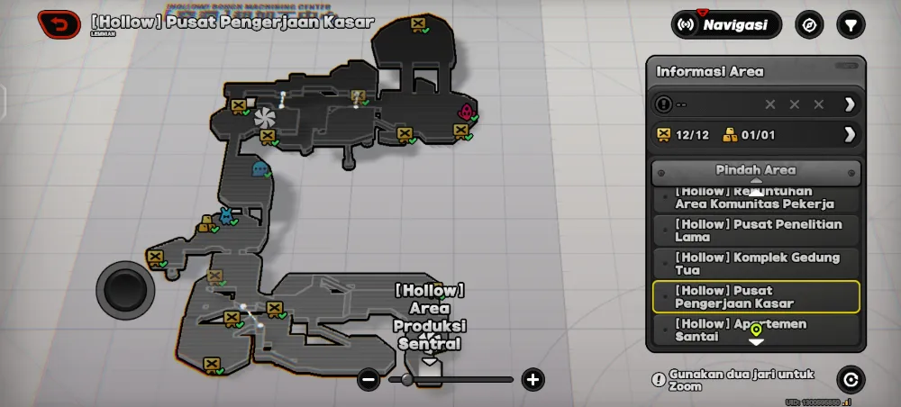 Explore All Hollow Map