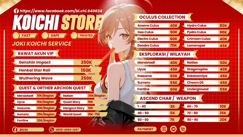 Rawat Akun 1Bulan Bonus Build Char