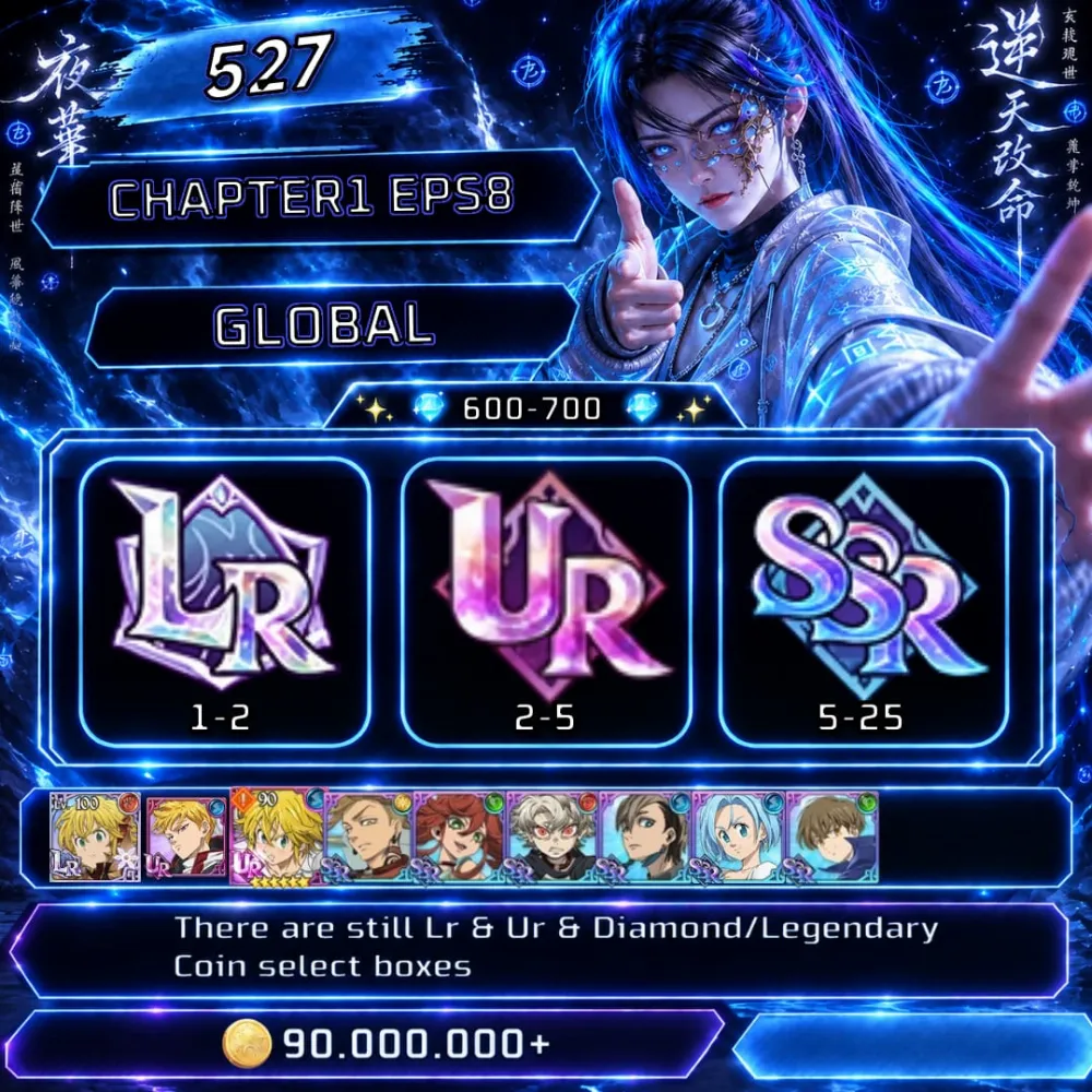 527 ✨STARTER💎 600-700✨7DS : GLOBAL UNLINKED | Fast Delivery