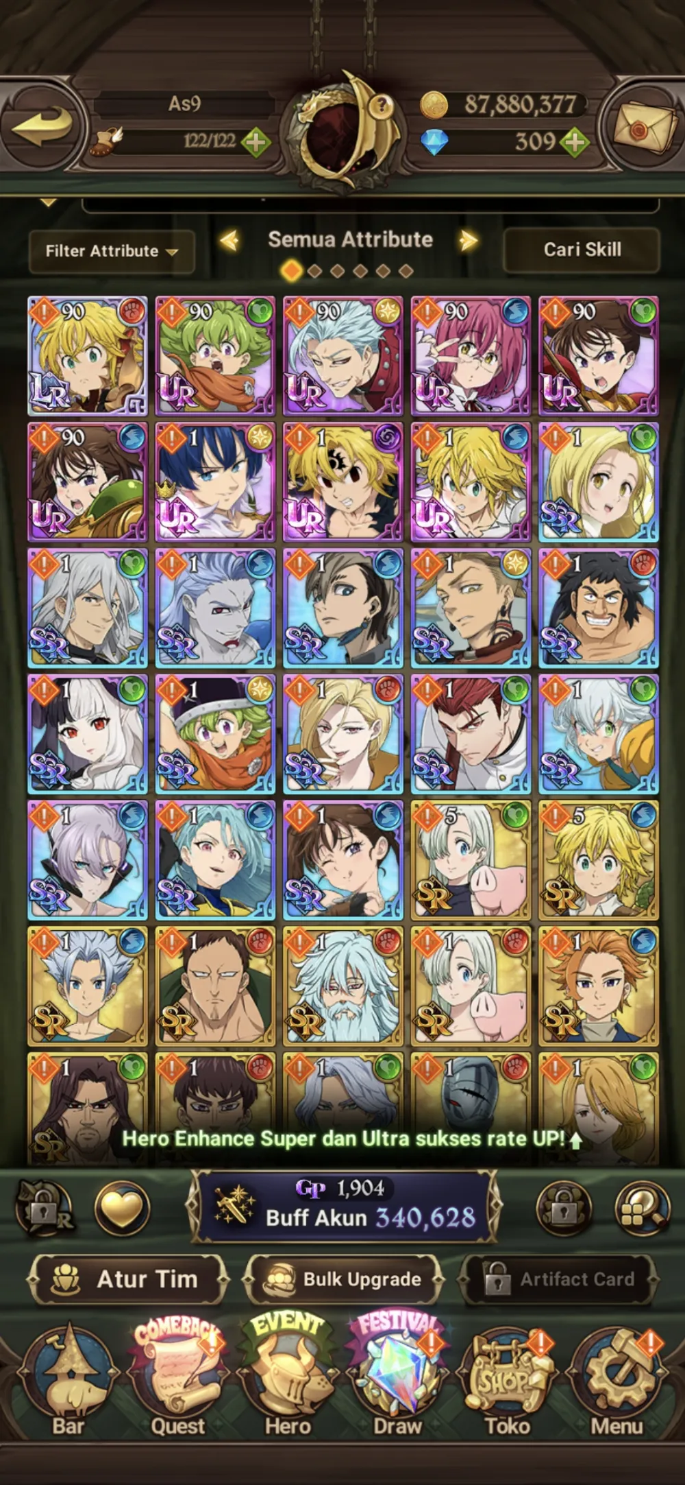 9.Starter Asia | Nemesis+Gawain 💎300+ | Chapter1
