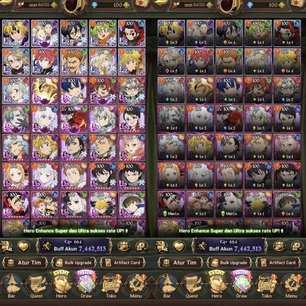 Asia EndGame | 11Lr 16Ur 16Collab | Code Only | Story End