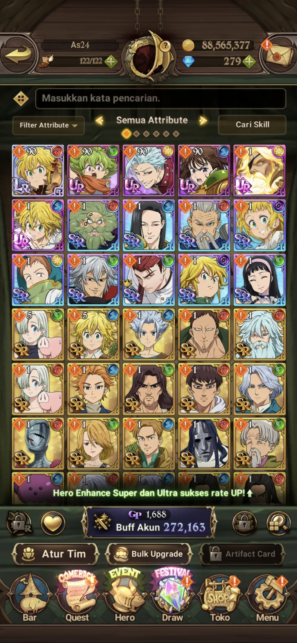 24.Starter Asia | Odin If Meli 💎279 | Chapter1 | CODE ONLY