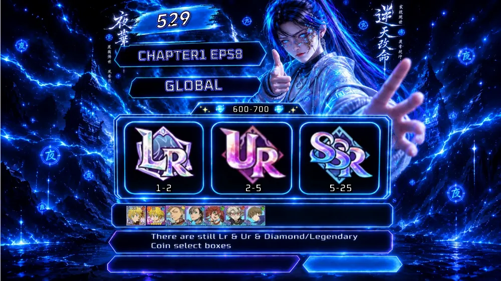 529 ✨STARTER💎 600-700✨7DS : GLOBAL UNLINKED | Full Collab Gachiakuta | Fast Delivery