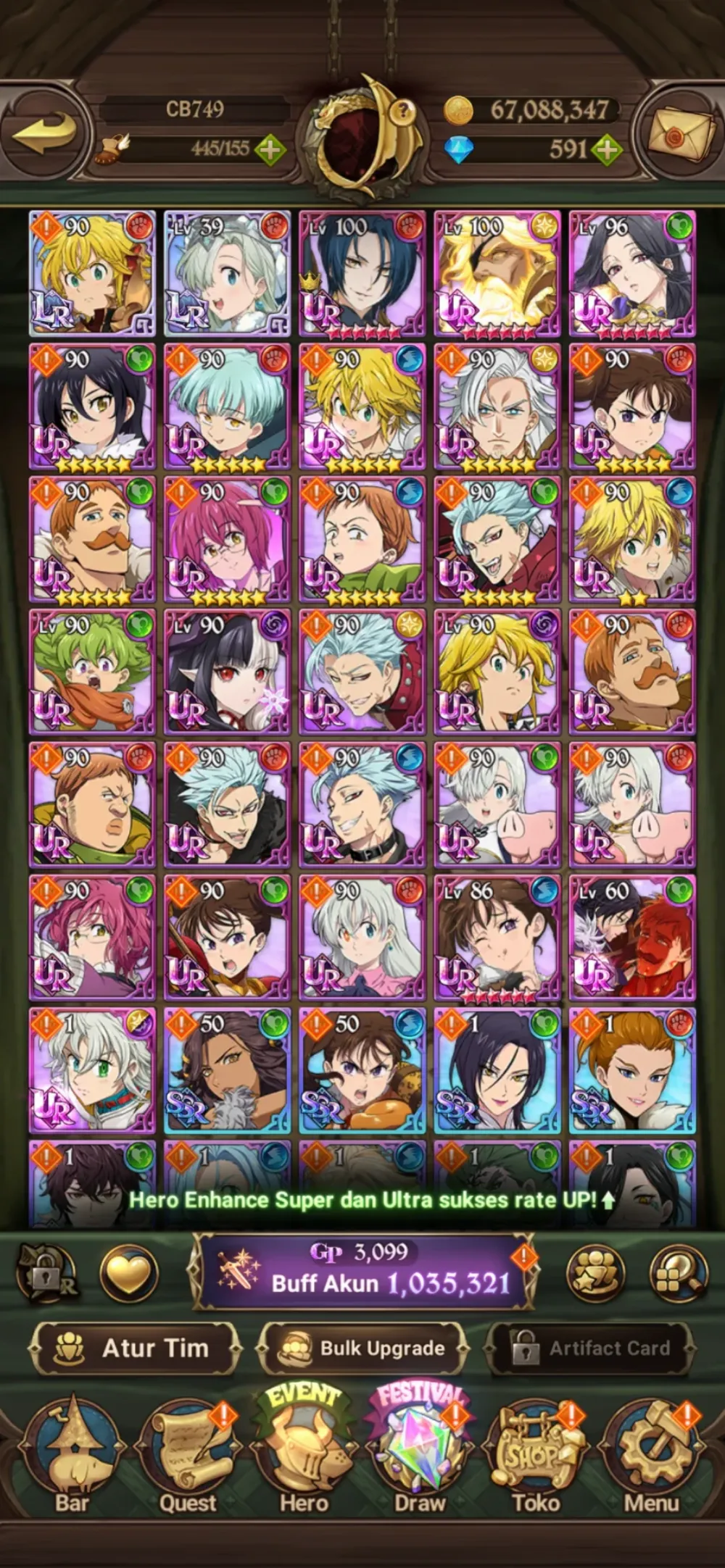 Timbunan Starter Ch 4-6 Ur/Collab Ber-💎 | ASIA/GLOBAL Code Only