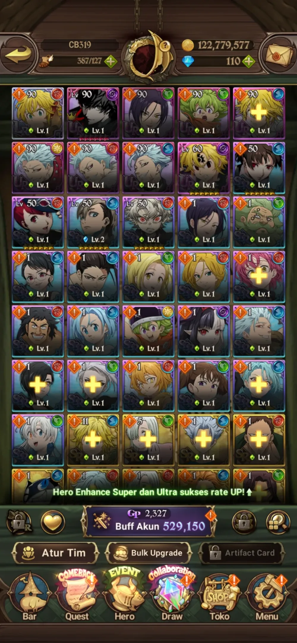 ASIA STARTER 💎110 | Nemesis+6 Collab | Code Only