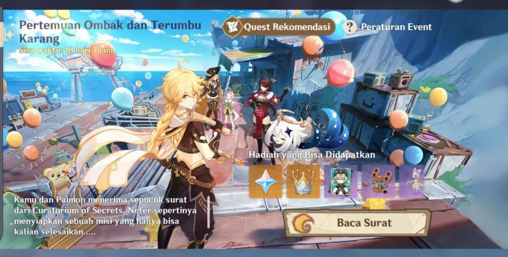 Event Pertemuan Ombak dan Terumbu Karang