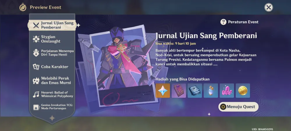 Jurnal Ujian Sang Pemberani