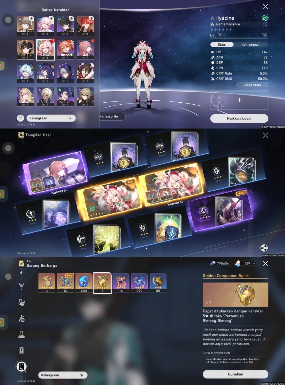 Starter Hyachine E1 + 1 golden companion
