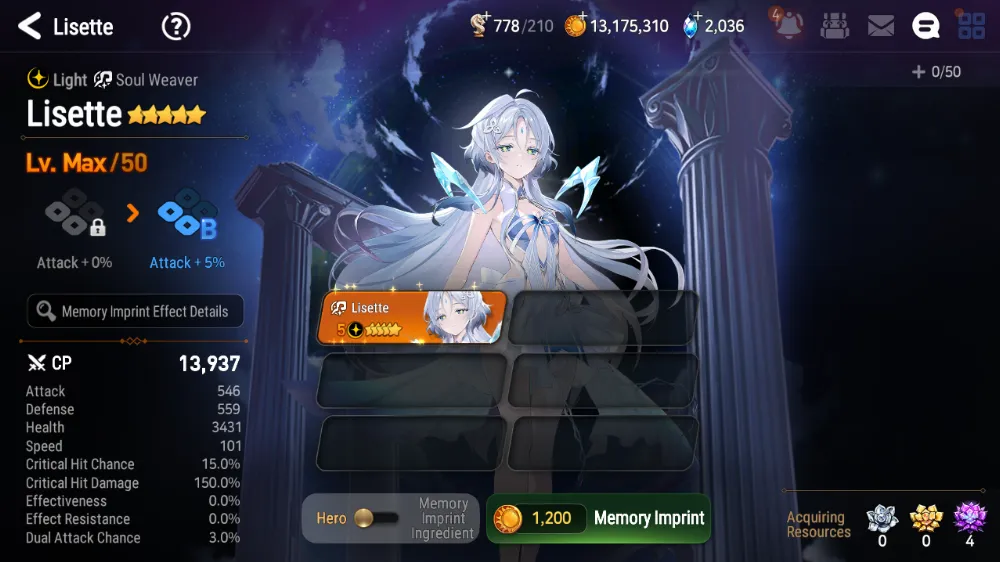 Global Unverif | Lisette double,DD Ray | Collab CZN : Haru,Renoa | POH2,MOR15,Abyss 50 | LX4C