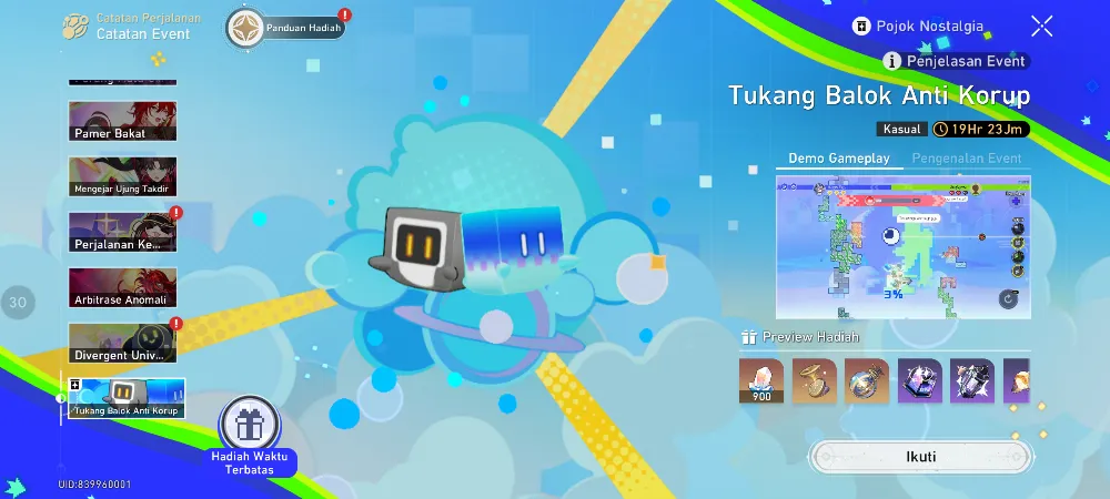 Joki Event - Tukang Balok Anti Korup
