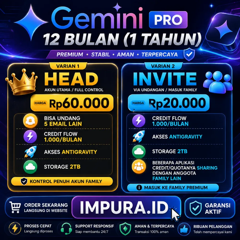 Gemini Pro 12 Bulan