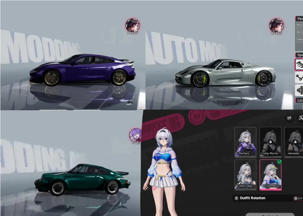 Shinku A3 + 3 Porche+ limited