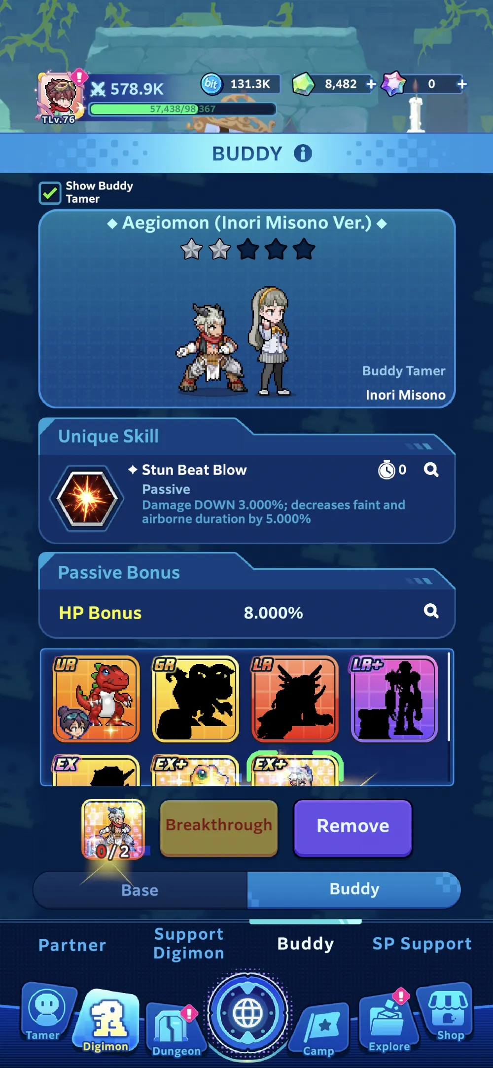 SV 364 | AGUMON B2, AEGIOMON B2, WARGERYMON SEMUA SUPPORT DPT