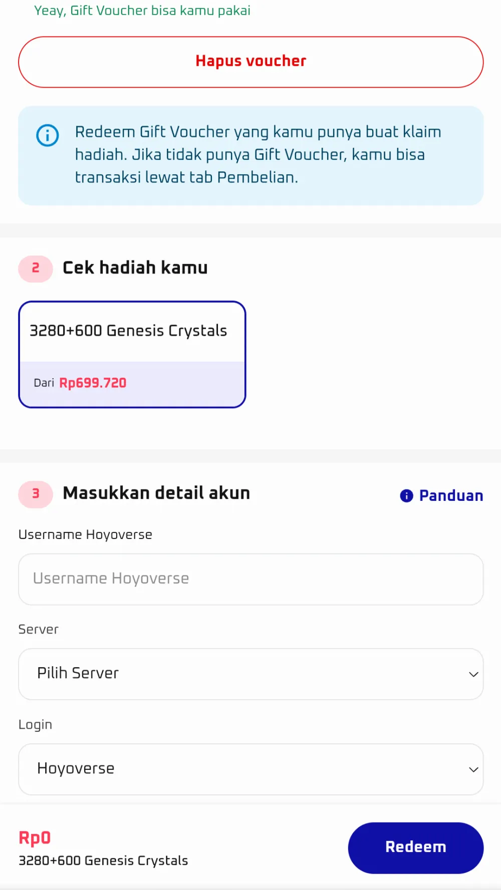 Genesis Crystal 3280 via LOGIN