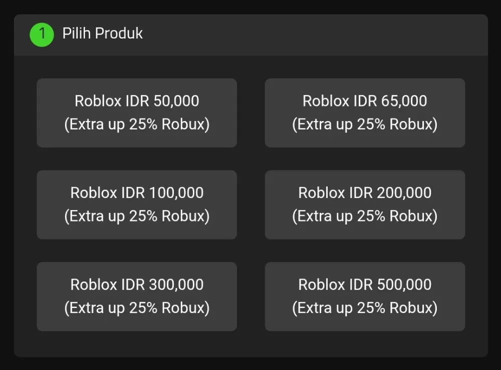 Roblox Gift Card