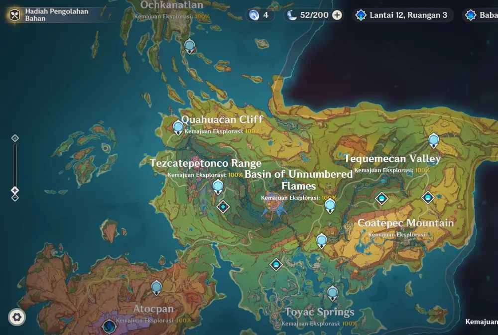 Eksplorasi 100% Map Natlan