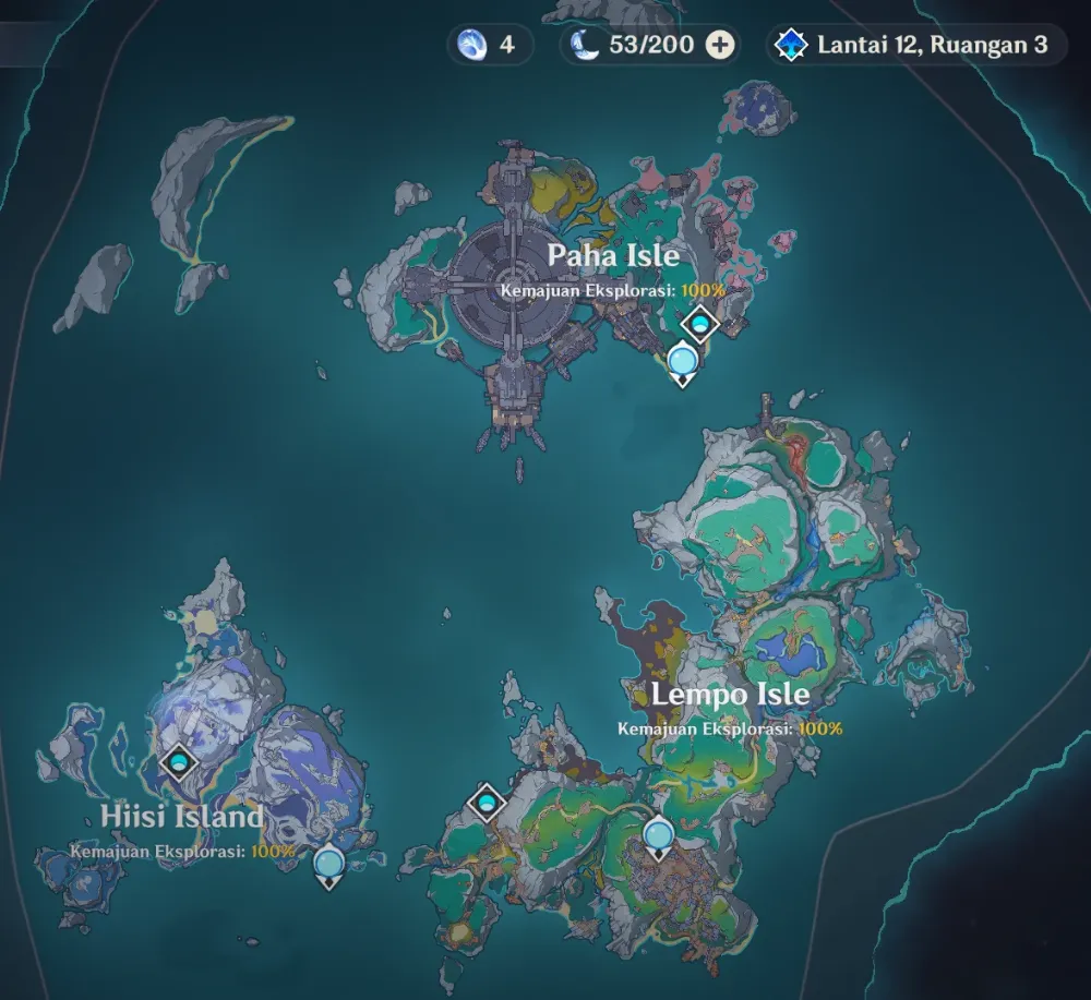 Eksplorasi 100% Map Nod-Krai
