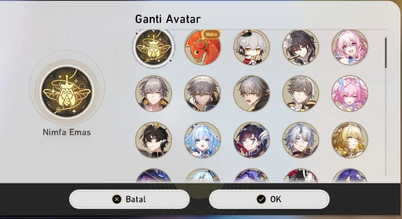 Secret avatar nymfa