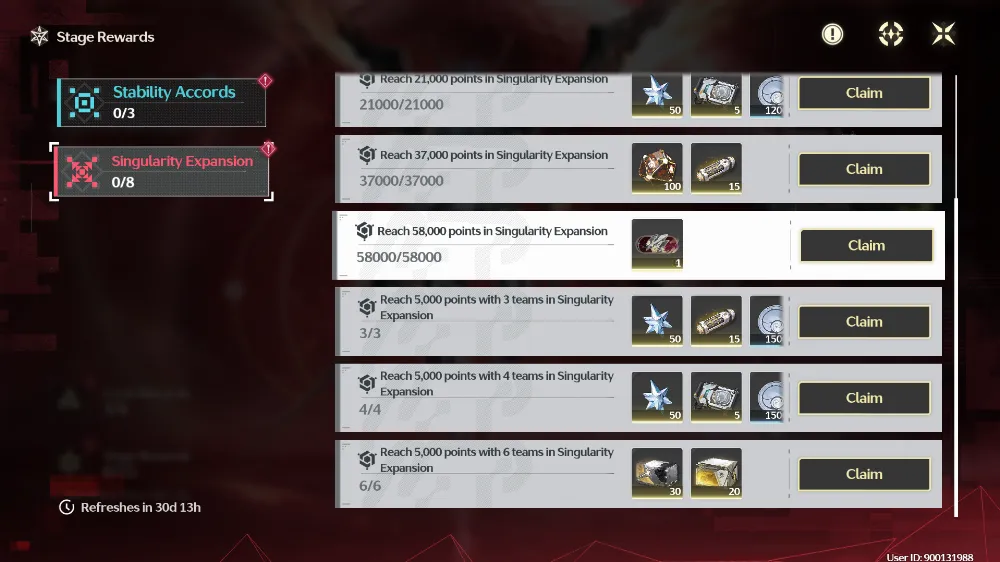 Endstate of matrix full reward