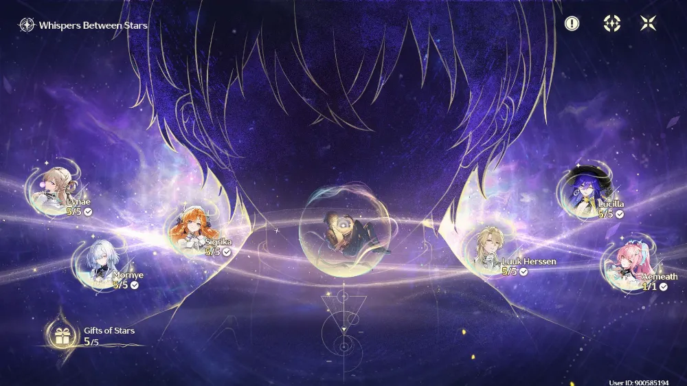 Whisper between stars