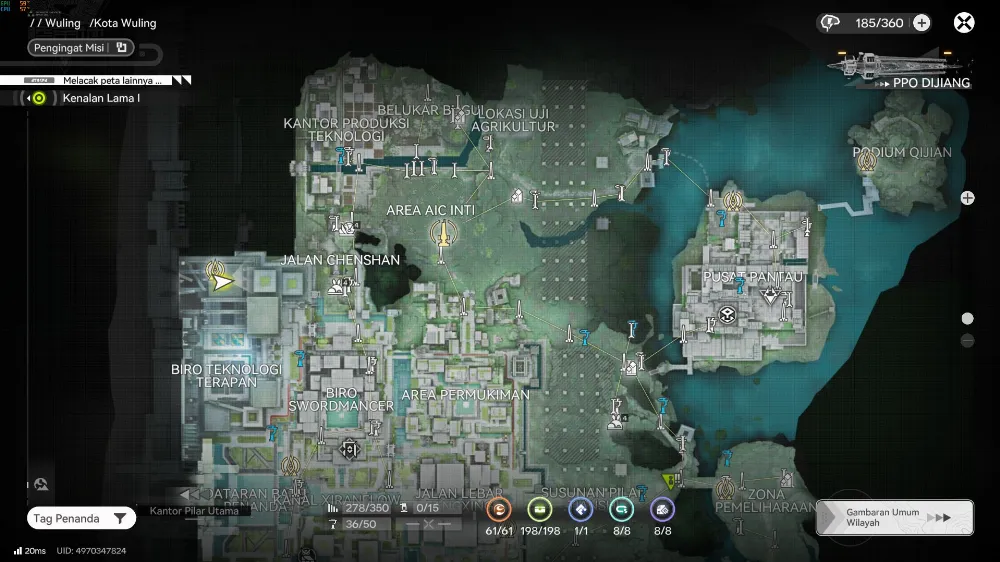 All explore wuling update 1.2 (sudah include all side quest, all white dust, all gathel intering)