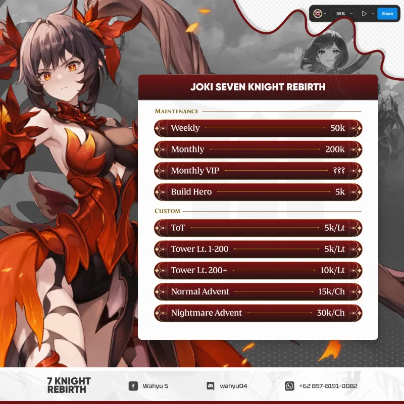 NIGHTMARE ADVENTURE | SEVEN KNIGHTS REBIRTH