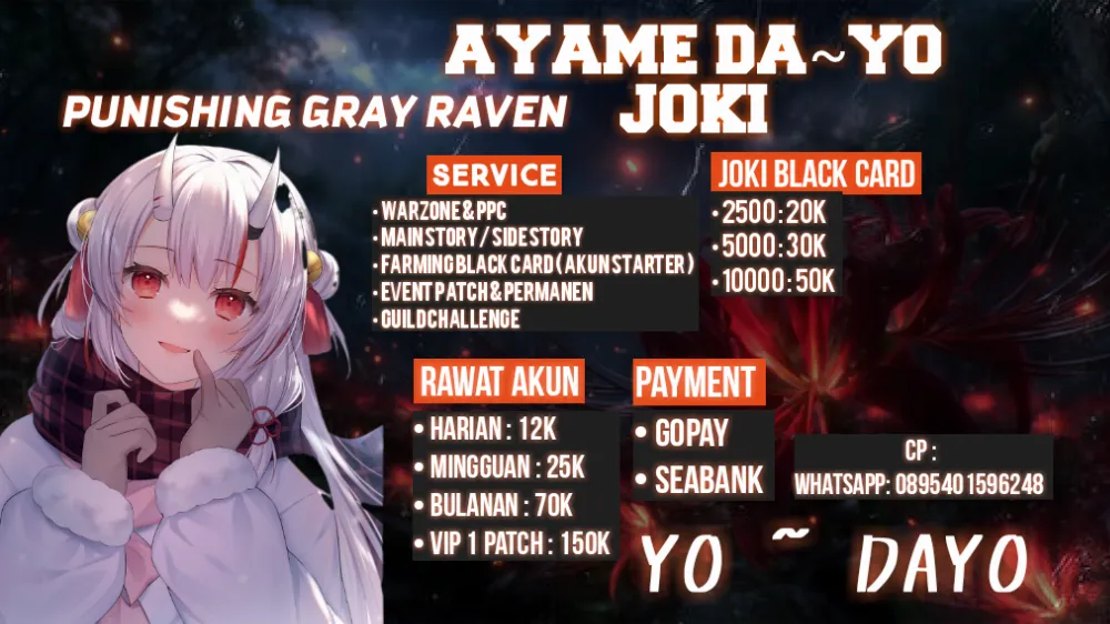 JASA JOKI PUNISHING GRAY RAVEN