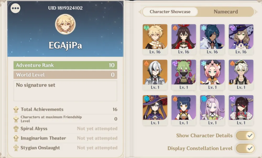 ASIA | AR 10 | Arlecchino + Weapon Arlecchino