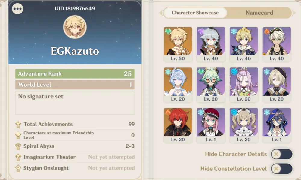 ASIA | AR 25 | Odette + Weapon Odette